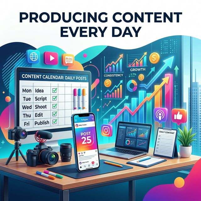 Produzir Conteúdo Todos Os Dias