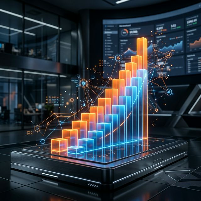 Plataforma holográfica de dados de Growth Marketing